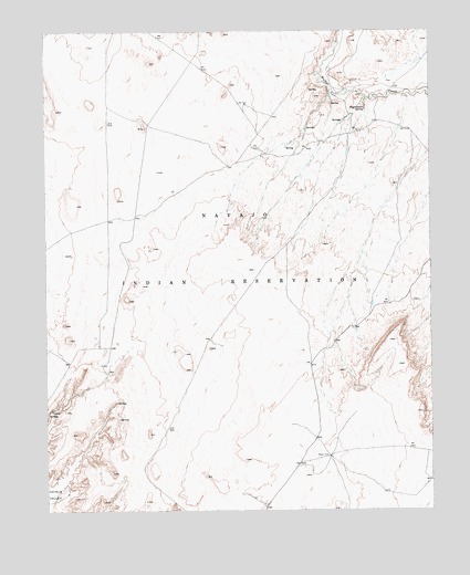 Hogansaani Spring, AZ USGS Topographic Map