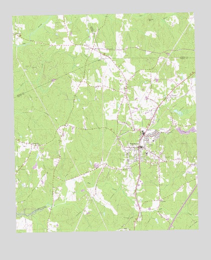 Hogansville, GA USGS Topographic Map