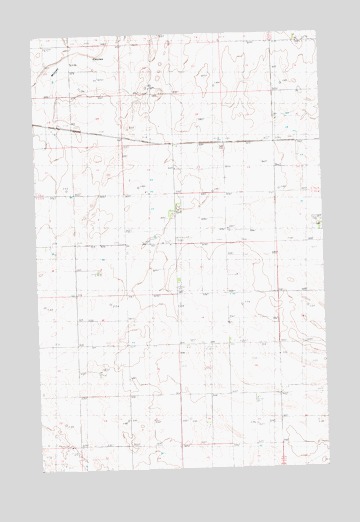 Hogeland SE, MT USGS Topographic Map