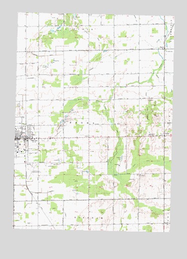 Bad Axe East, MI USGS Topographic Map