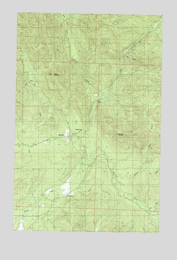 Hoko Falls, WA USGS Topographic Map