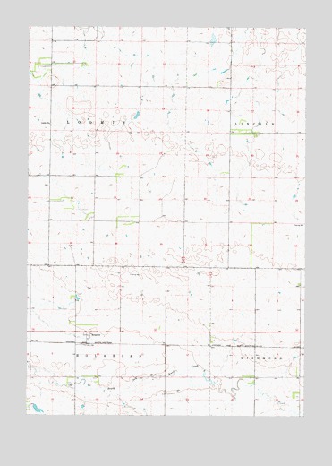 Holabird, SD USGS Topographic Map