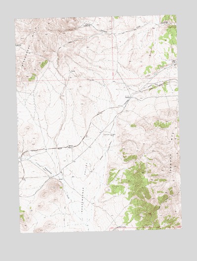 Holborn, NV USGS Topographic Map