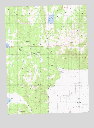 Holbrook Canyon, CA USGS Topographic Map