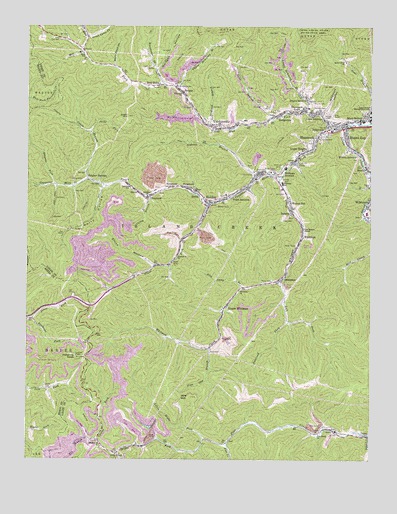 Holden, WV USGS Topographic Map