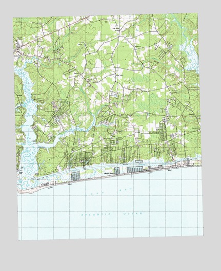 Holden Beach, NC USGS Topographic Map