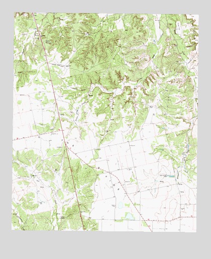 Holder Creek, TX USGS Topographic Map