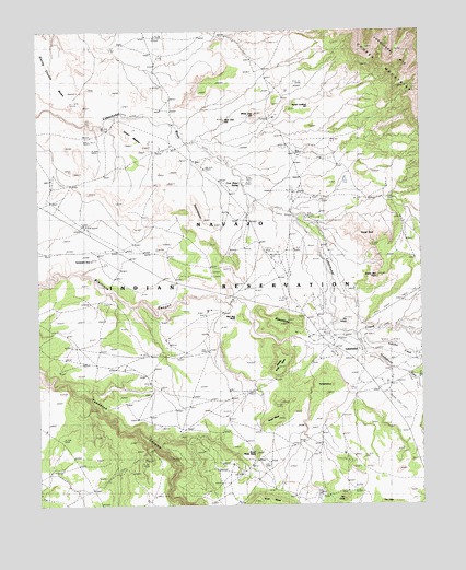 Bad Bug Butte, AZ USGS Topographic Map