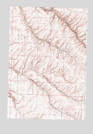 Holdman, OR USGS Topographic Map
