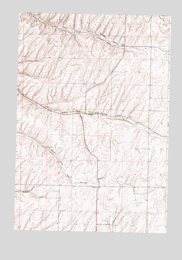 Holdman SE, OR USGS Topographic Map
