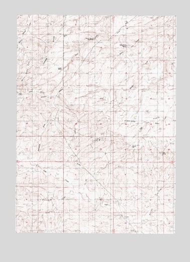 Holdup Hollow, WY USGS Topographic Map