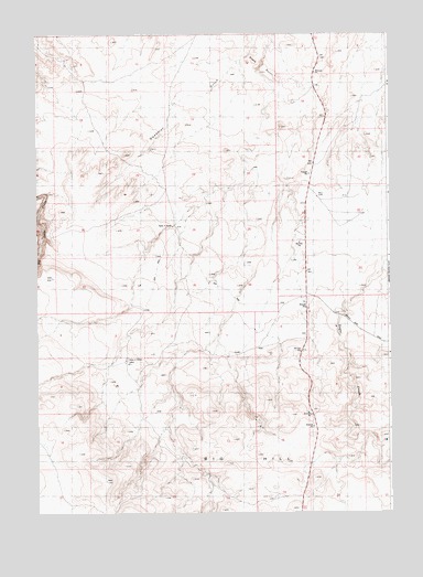 Hole In Rock, ID USGS Topographic Map