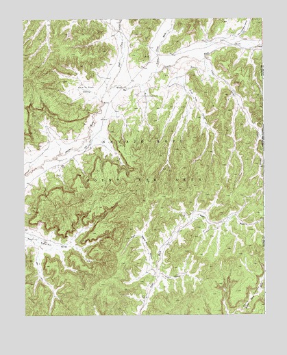 Hole In Rock Valley, AZ USGS Topographic Map
