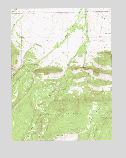 Hole In The Rock, UT USGS Topographic Map