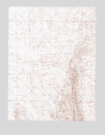 Hole In The Wall, NV USGS Topographic Map