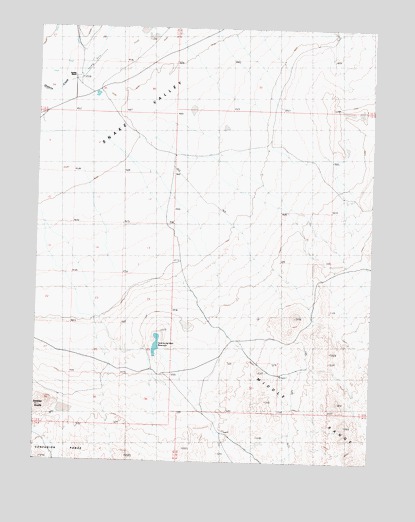 Hole-in-the-Wall Reservoir, UT USGS Topographic Map