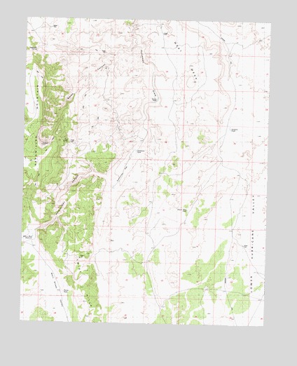 Hole-n-Wall Canyon, AZ USGS Topographic Map