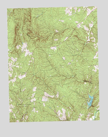 Holiday Lake, VA USGS Topographic Map