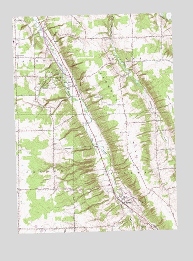 Holland, NY USGS Topographic Map