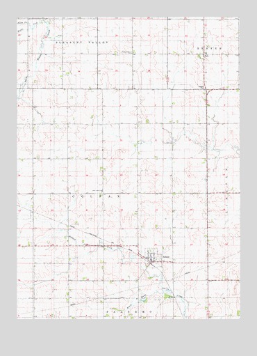 Holland, IA USGS Topographic Map