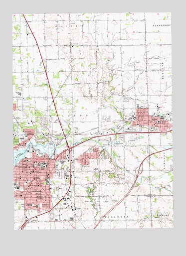 Holland East, MI USGS Topographic Map