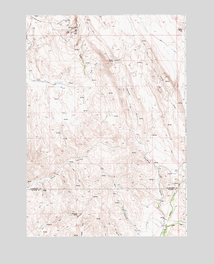 Holland Gulch, ID USGS Topographic Map