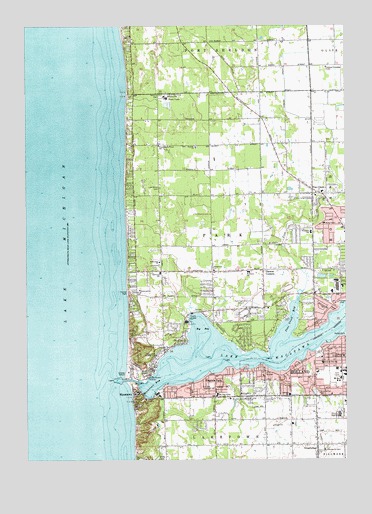 Holland West, MI USGS Topographic Map