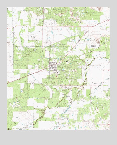 Holliday, TX USGS Topographic Map
