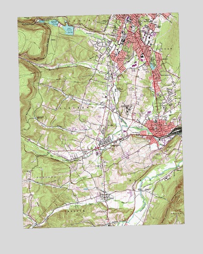 Hollidaysburg, PA USGS Topographic Map