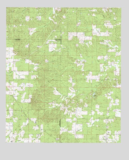 Hollis Creek, LA USGS Topographic Map