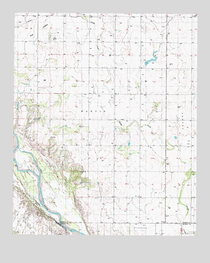 Louis, OK USGS Topographic Map