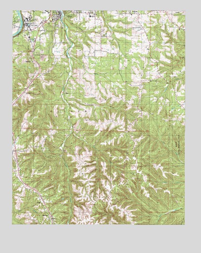 Hollister, MO USGS Topographic Map