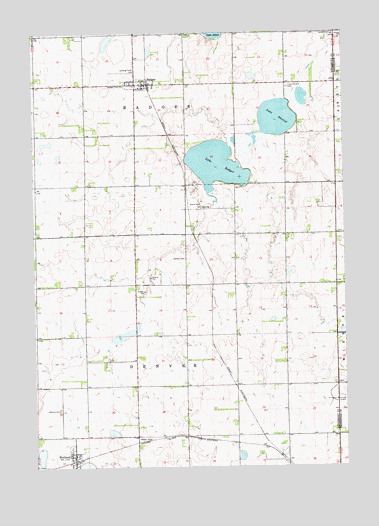 Badger, SD USGS Topographic Map