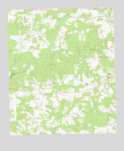 Hollonville, GA USGS Topographic Map