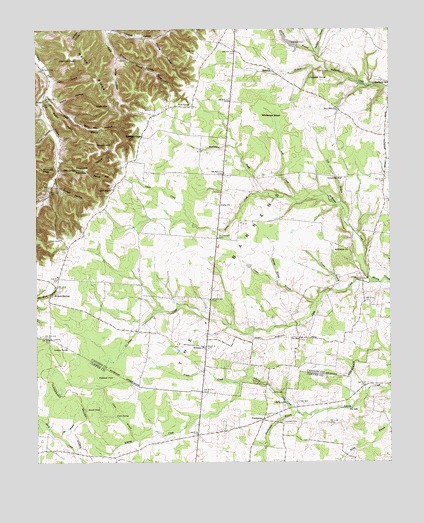 Hollow Springs, TN USGS Topographic Map