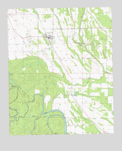Holly Grove, AR USGS Topographic Map