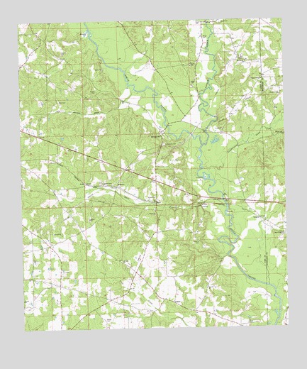 Holmesville, MS USGS Topographic Map