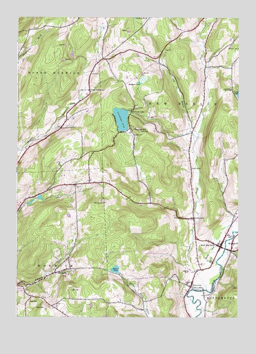 Holmesville, NY USGS Topographic Map