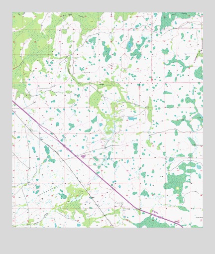 Holopaw SW, FL USGS Topographic Map