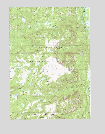 Badger Creek, WY USGS Topographic Map