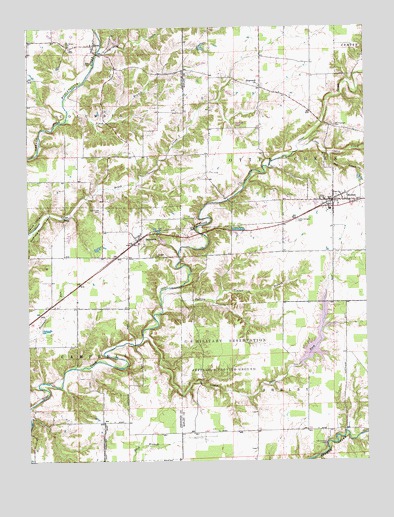 Holton, IN USGS Topographic Map