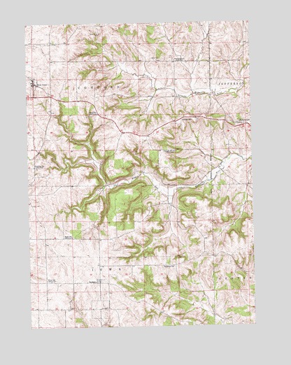 Holy Cross, IA USGS Topographic Map