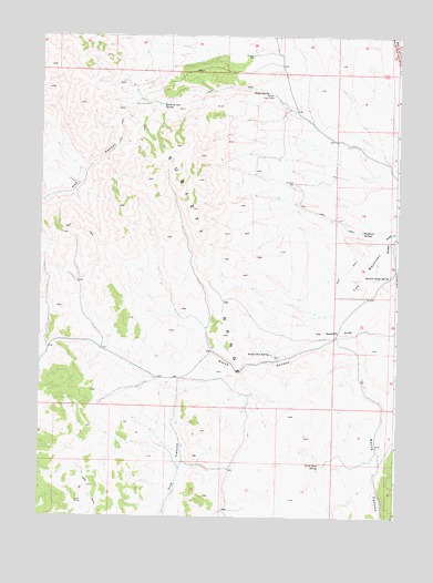 Badger Hole Spring, ID USGS Topographic Map