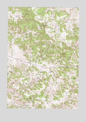 Home Creek Butte, MT USGS Topographic Map