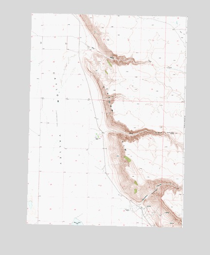Home Creek Butte, OR USGS Topographic Map