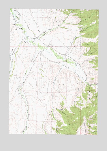 Home Park Ranch, MT USGS Topographic Map