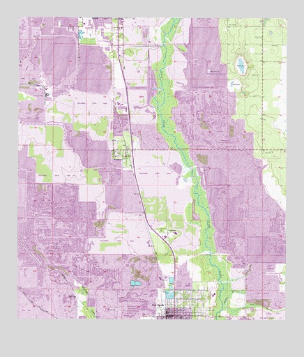 Homeland, FL USGS Topographic Map