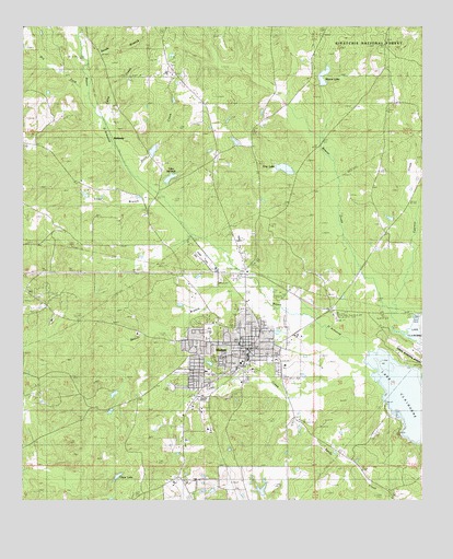 Homer, LA USGS Topographic Map