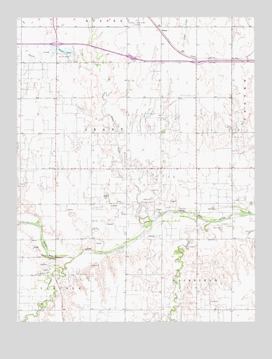Homer, KS USGS Topographic Map