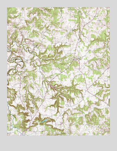 Homer, KY USGS Topographic Map